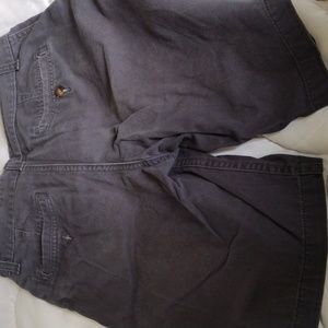 Dark charcoal colored shorts